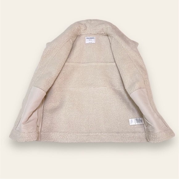 NWT Old Navy Faux-Suede Sherpa-Trim Vest - Picture 3 of 7